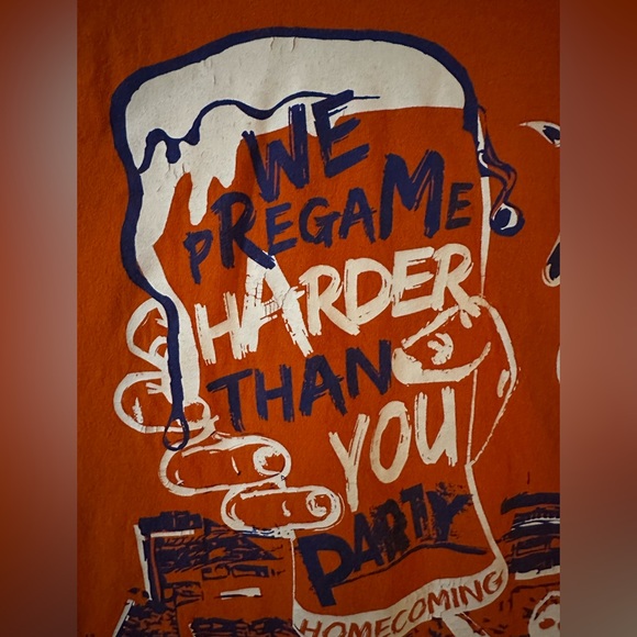 Orange Gildan University of Illinois at Urbana-Champaign Homecoming 2015 Size L - Picture 4 of 8